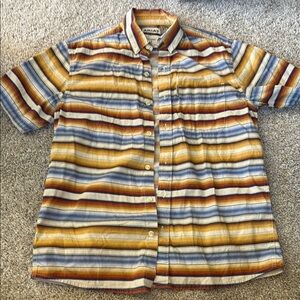 Ariat Striped Short Sleeve Shirt M